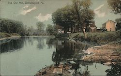 The Old Mill Williamsport, PA Postcard Postcard Postcard
