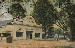 At Indian Amusement Park Theatre Postcard