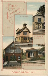 Fire Houses Bound Brook, NJ Postcard Postcard Postcard