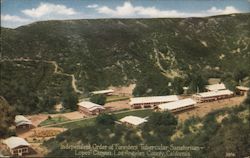 Independent Order of Foresters Tubercular Sanatorium, Lopez Canyon Postcard