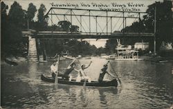 Rounding the Stake, Blue River Postcard