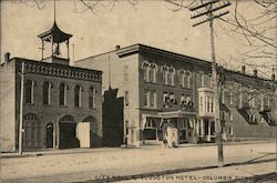 City Hall & Clugston Hotel Postcard