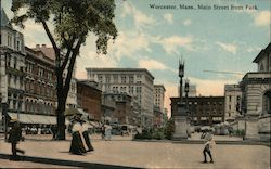 Main Street from Park Postcard