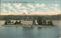Lake Quinsigamond Rostrevors Club Postcard