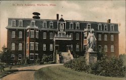 St Ann's Academy Marlboro, MA Postcard Postcard Postcard