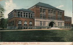 Hayes Hall, Ohio State University Postcard