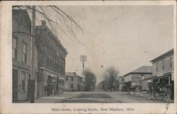 Main Street, Looking South Postcard