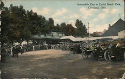 Automobile Day at Euclid Beach Park Postcard