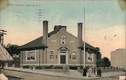 Public Library Astoria, NY Postcard Postcard Postcard