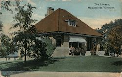 The Library Postcard