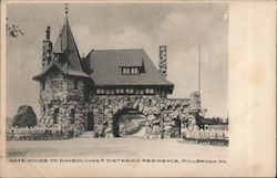 Gate House to Daheim, Chas. F. Dieterich Residence Postcard