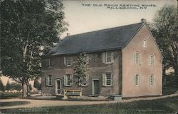 The Old Brick Metting House Postcard