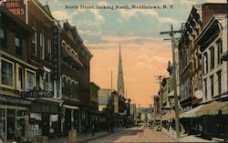 North Street, Looking North Postcard
