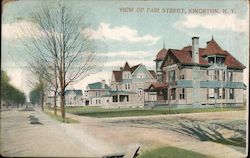 View of Fair Street Postcard