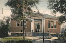 The Library Kingston, NY Postcard Postcard Postcard