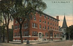 Street View of YMCA Ithaca, NY Postcard Postcard Postcard