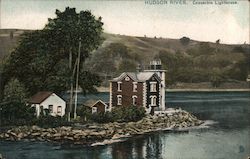 Coxsackie Light House Postcard