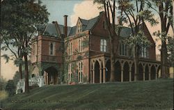 The Residence of W.A. Wood, Jr. Postcard