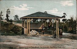 Crystal Spring on Piney Woods Inn Grounds Postcard