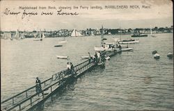 Marblehead from Neck, showing the Ferry Landing Postcard