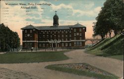 Holy Cross College, Alumni Hall Worcester, MA Postcard Postcard Postcard