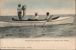 Muscalounge Fishing, Stanley Bros. Guides Postcard
