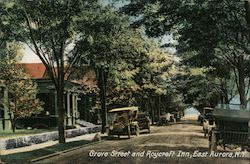 Grove Street and Roycroft Inn Postcard