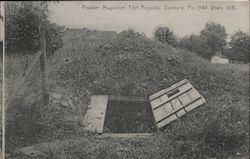 Powder Magazine, Fort Augusta Postcard