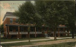 Railroad YMCA Building Postcard