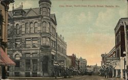 Ohio Street, North from Fourth Street Postcard