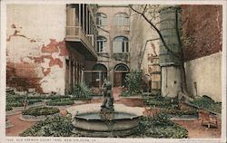 Old French Court Postcard
