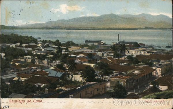 Vista parcial Santiago de Cuba