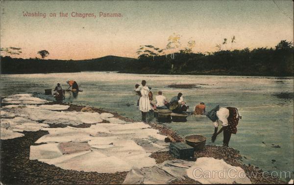 Washing on the Chagres Panama