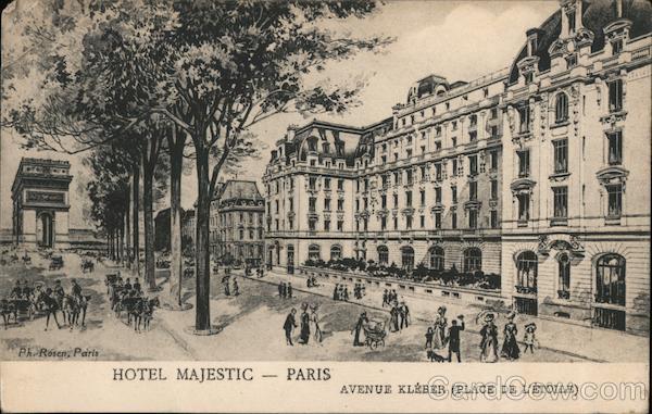 Hotel Majestic, Avenue Kleber (Place de L'Etoile) Paris France