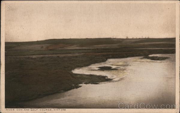 River Don and Golf Course Kintore Scotland