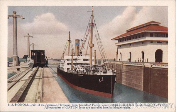 S.S. Honolulan Gatun Panama