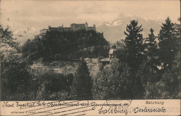 Salzburg castle Austria