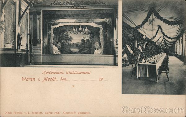 Heidelbachs Etablissement Waren Germany