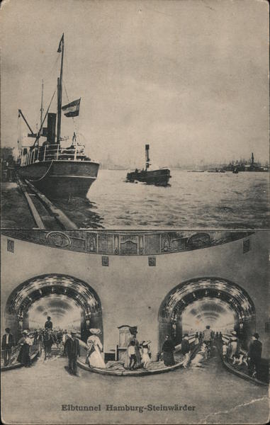 Elbtunnel Hamburg-Steinwärder Germany