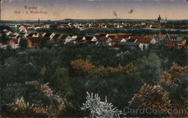 Blick von dem Wachtenberg Werder Germany