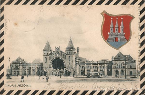 Hamburg Train station Altona Germany