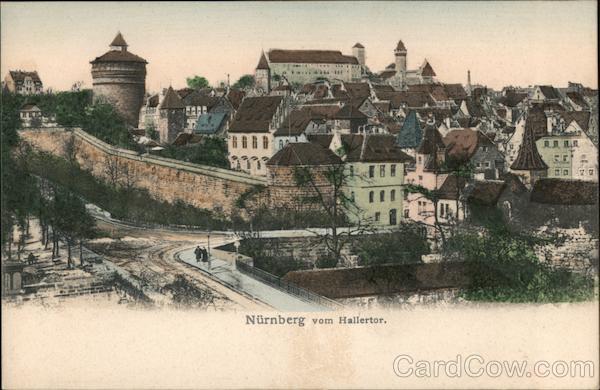 Nurnberg fron the Haller Gate Germany