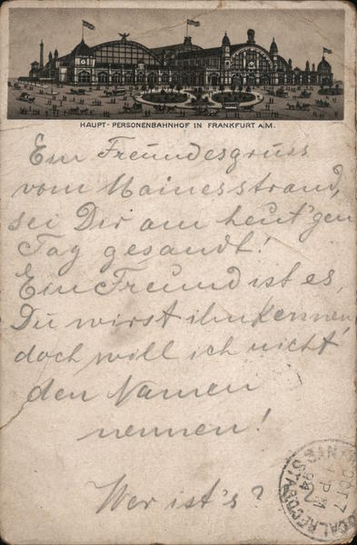 Frankfurt a. Main - Trainstation Germany