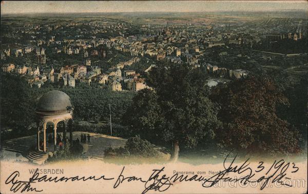 Wiesbaden - View from Neroberg Germany