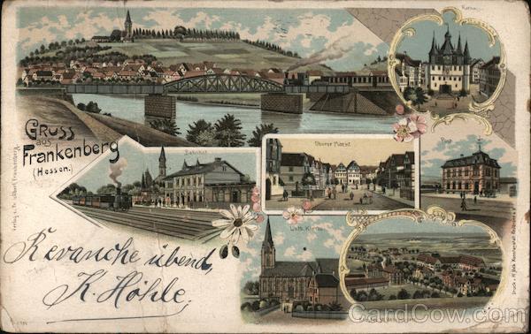 Greetings from Frankenberg, Hessen Germany