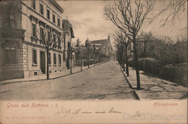 Greetings from Kamenz in Saxony, King Street Germany