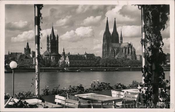 View from the Sünner Terrace Cologne Germany