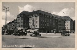 Aarhus. Fra Banegaardspladsen Postcard