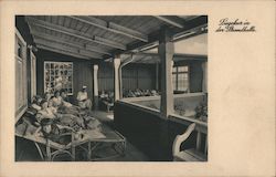 Liegekur in der Strandhalle Postcard