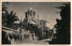 Russian Orthodox Church San Remo, Russia Postcard Postcard Postcard